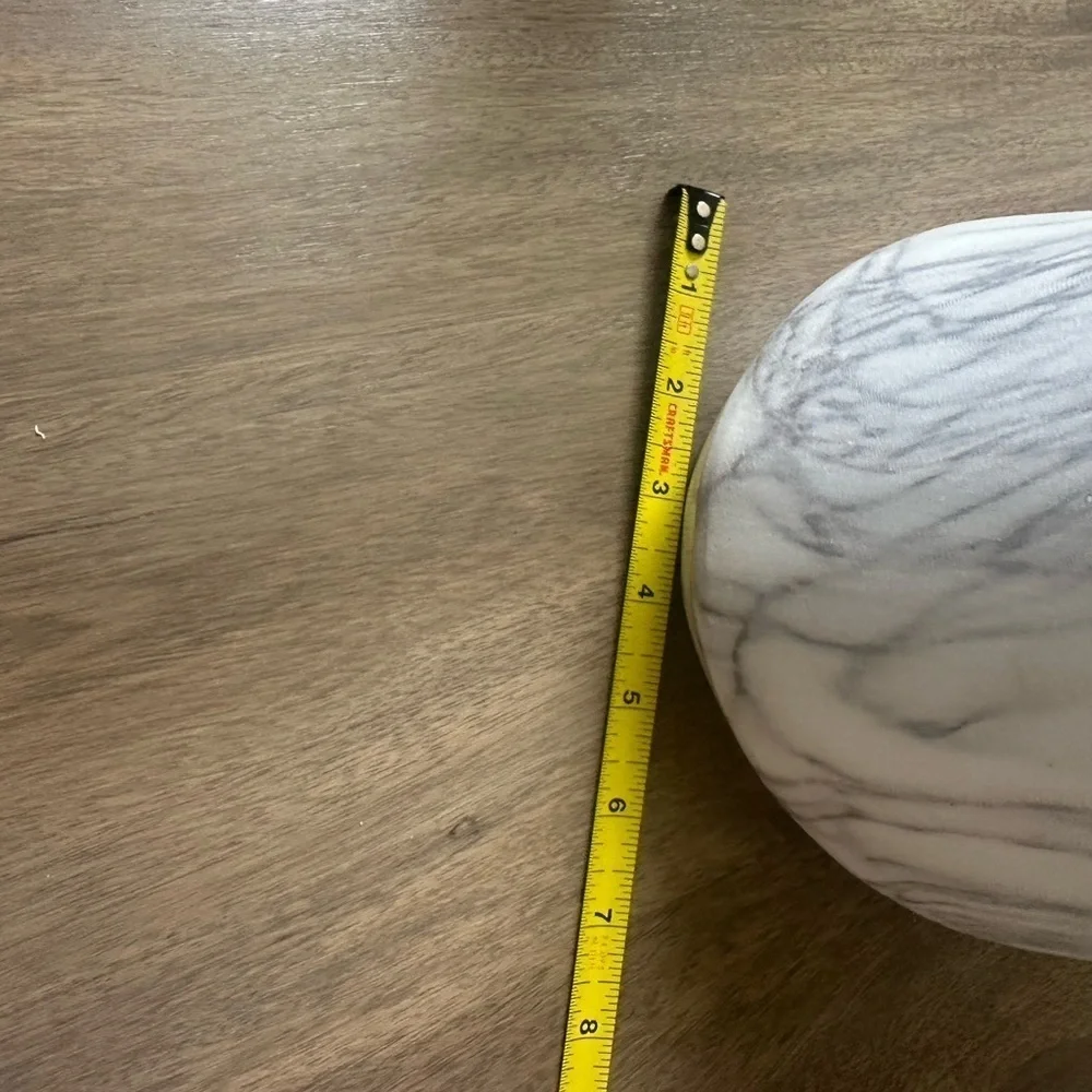 Marble jar/container with lid NEW